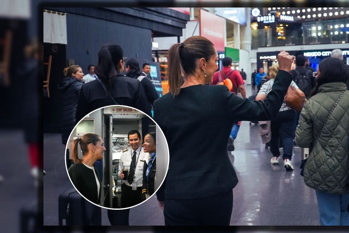 Claudia Sheinbaum parte del AICM a Brasil en vuelo comercial para participar en la Cumbre de Líderes del G20
