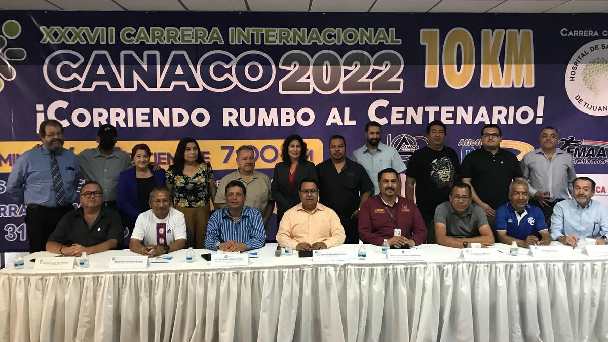 Mil 500 corredores se esperan en la carrera Canaco 10K en Avenida Revolución de Tijuana