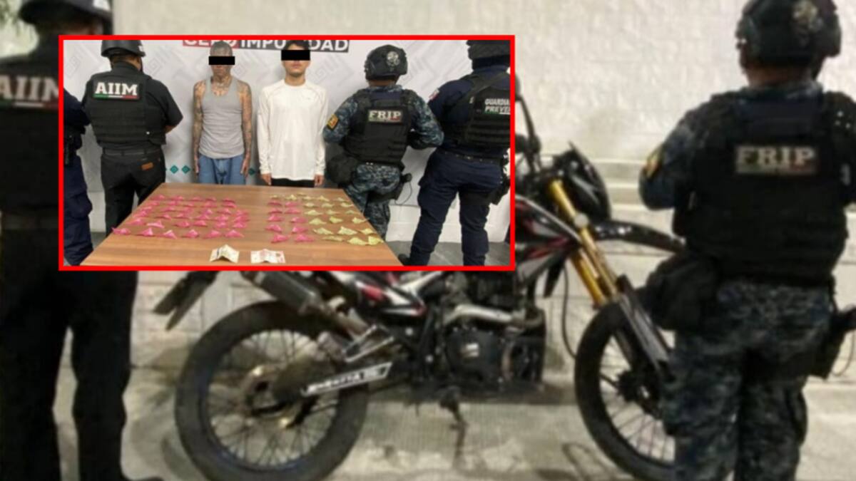 Capturan a dos guatemaltecos con droga en Chiapas: tenían órdenes de captura en su país de origen y serán deportados