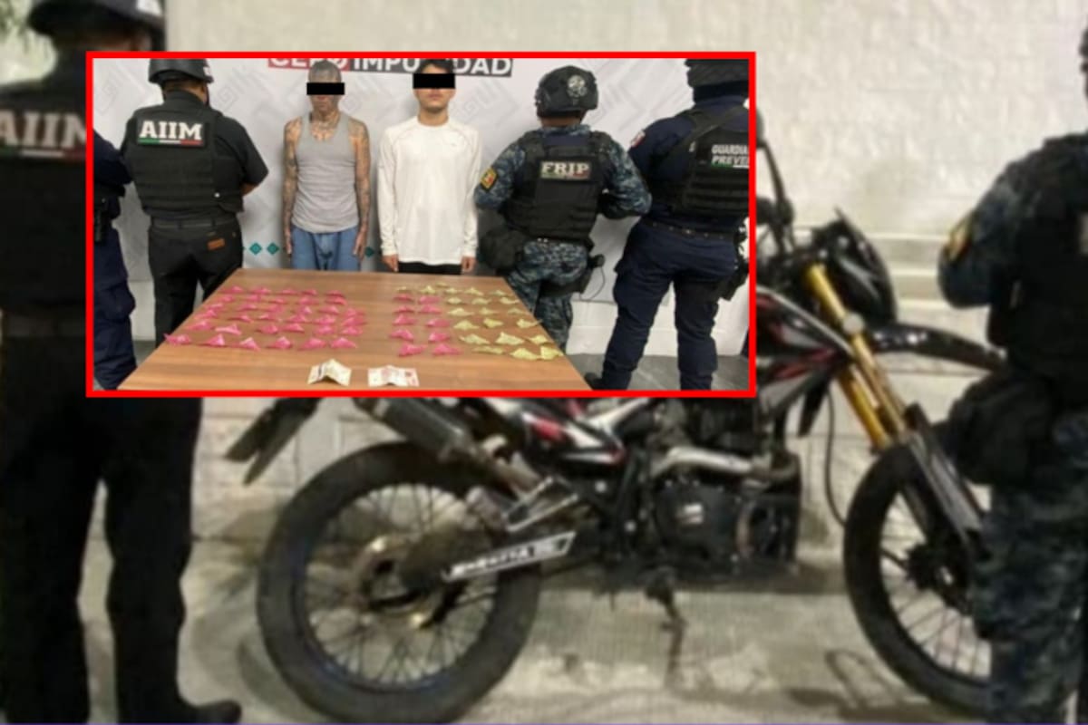 Capturan a dos guatemaltecos con droga en Chiapas: tenían órdenes de captura en su país de origen y serán deportados