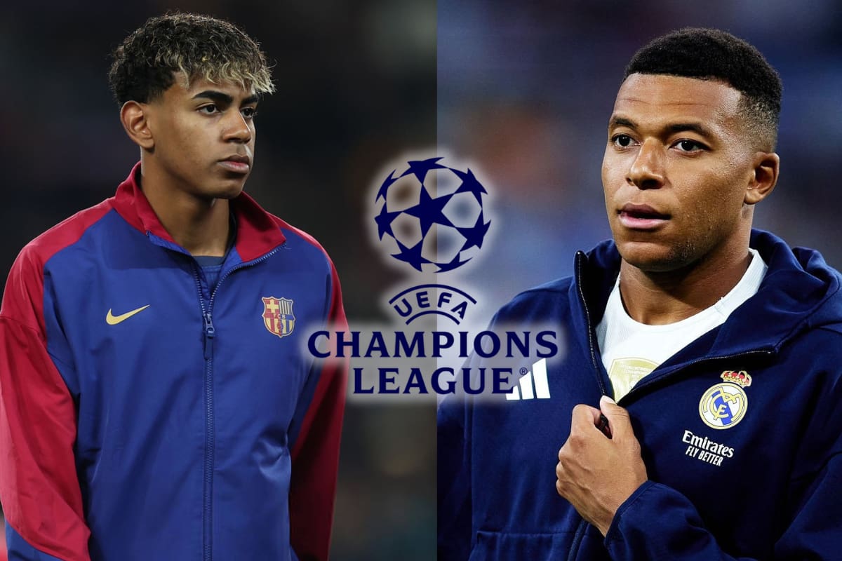 ¿A qué equipos enfrentarán el Real Madrid y FC Barcelona en la Primera Ronda de la Champions League 2025?