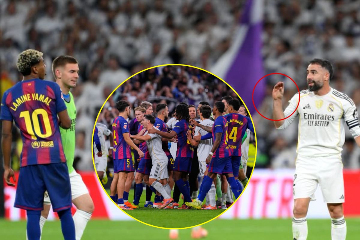 ¿Por qué los jugadores del Real Madrid y Barcelona se pelearon al final de El Clásico?