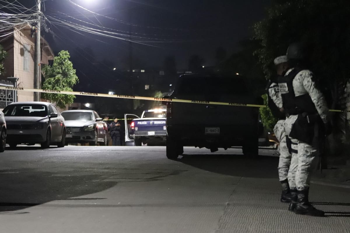 El ataque se registró alrededor de las 21:30 horas de ayer. Foto: Border Zoom