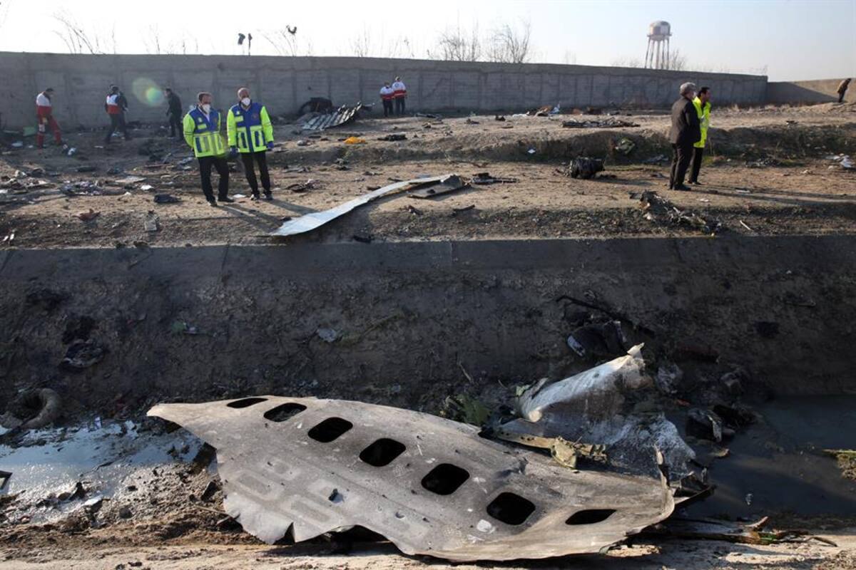 Autoridades de EU aseguran que Irán derribó avión ucraniano