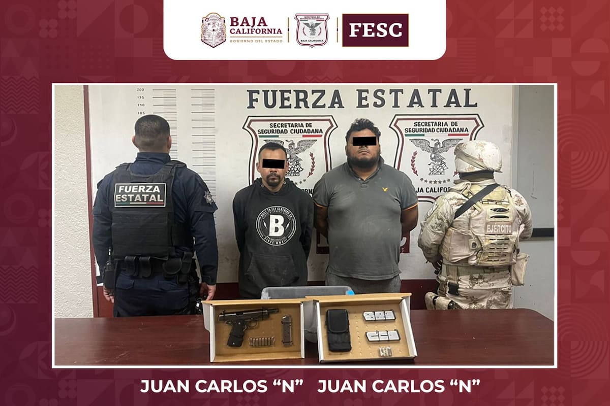 Capturan a dos armados en Valle de Puebla