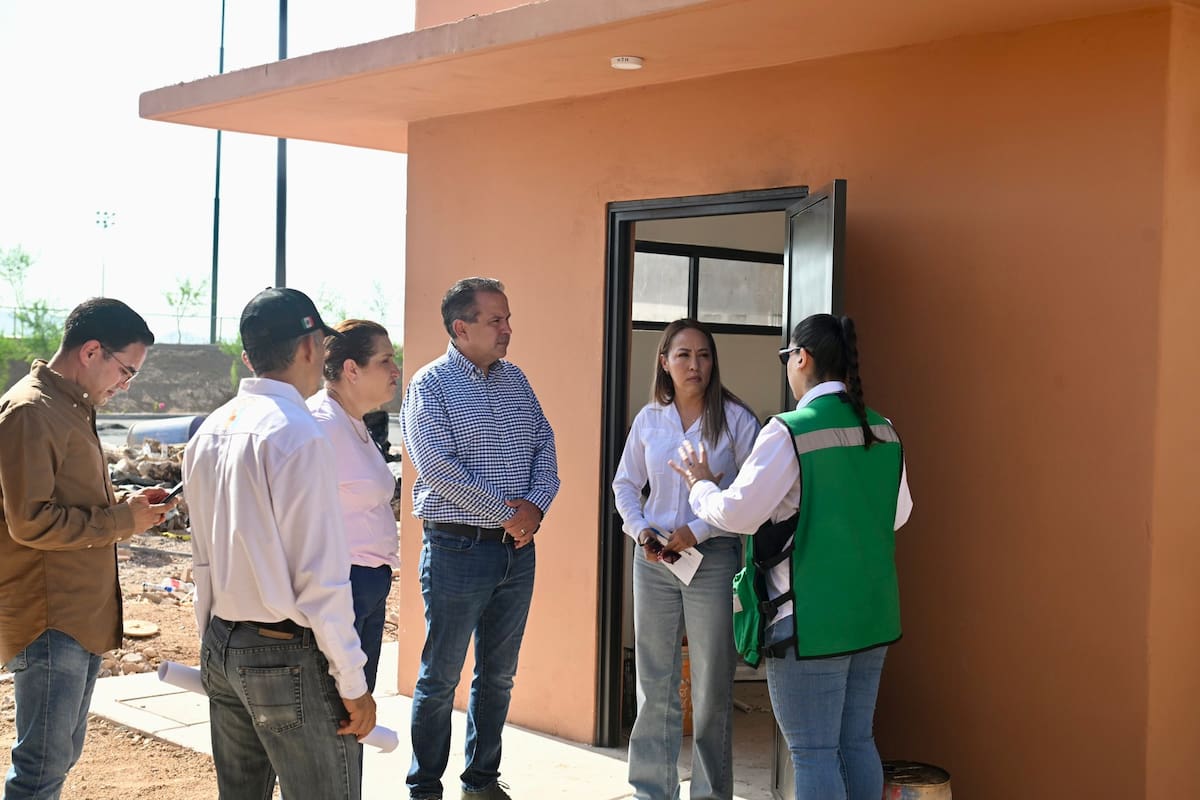 El alcalde Antonio Astiazarán recorrió las instalaciones del Cárcamo H Cerro Colorado para revisar el avance de los trabajos.