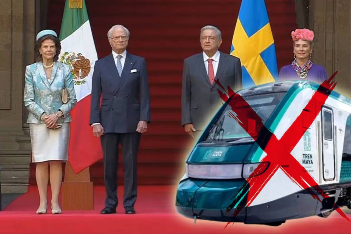 AMLO responde a Reyes de Suecia por cancelar visita al Tren Maya
