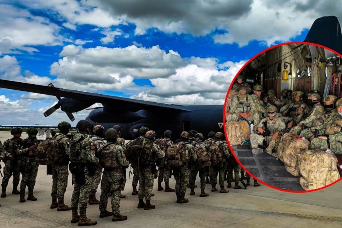 Defensa envía 90 elementos de las Fuerzas Especiales a Sinaloa a bordo de un C-130 Hércules para reforzar operativos del Ejército y Guardia Nacional
