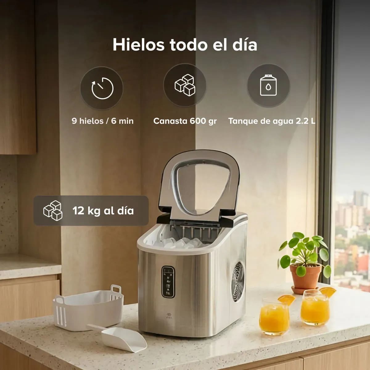 Máquina de hielo portátil Avera modelo MH01 | Mercado Libre