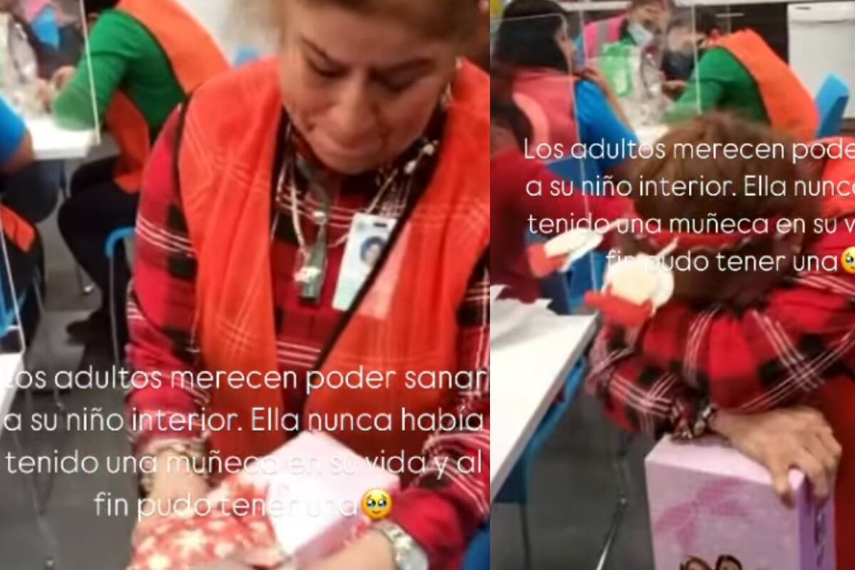 “Fue su primera muñeca en la vida”: mujer rompe en llanto al recibir este regalo