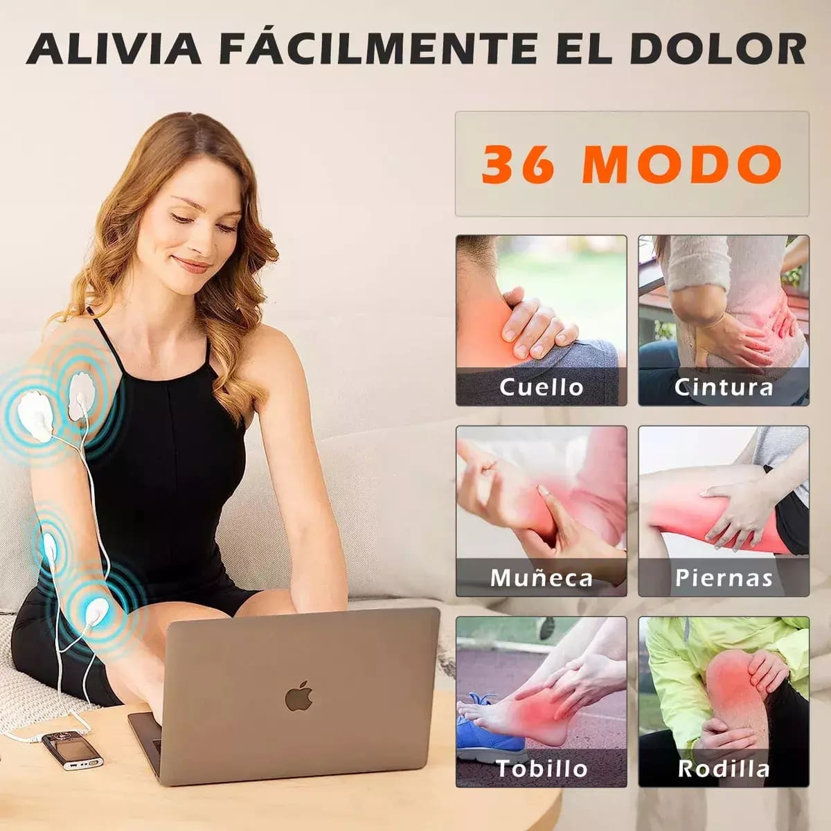 Electroestimulador muscular portátil | Mercado Libre