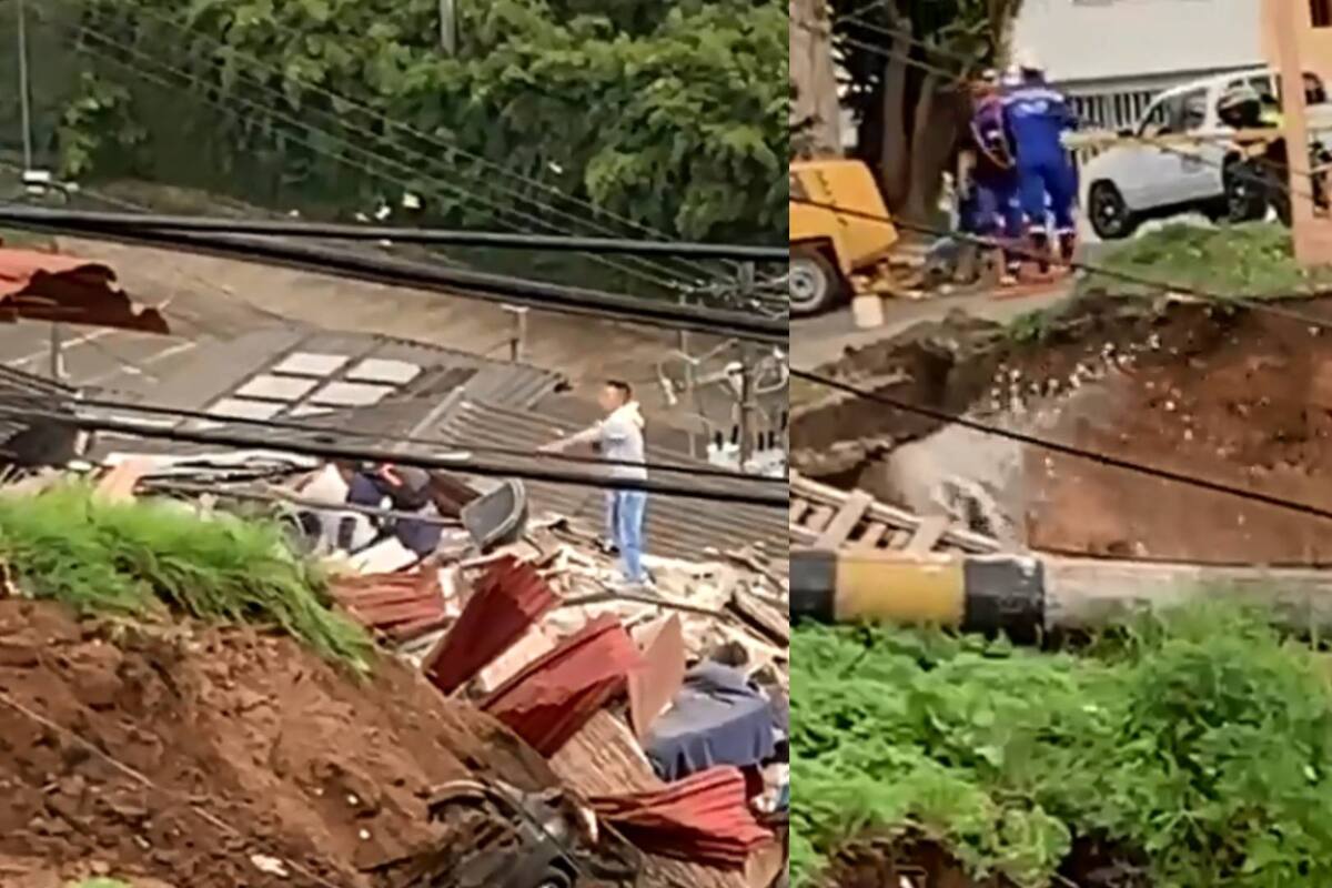 Colombia: al menos tres personas mueren luego de un deslizamiento de tierra en Manizales