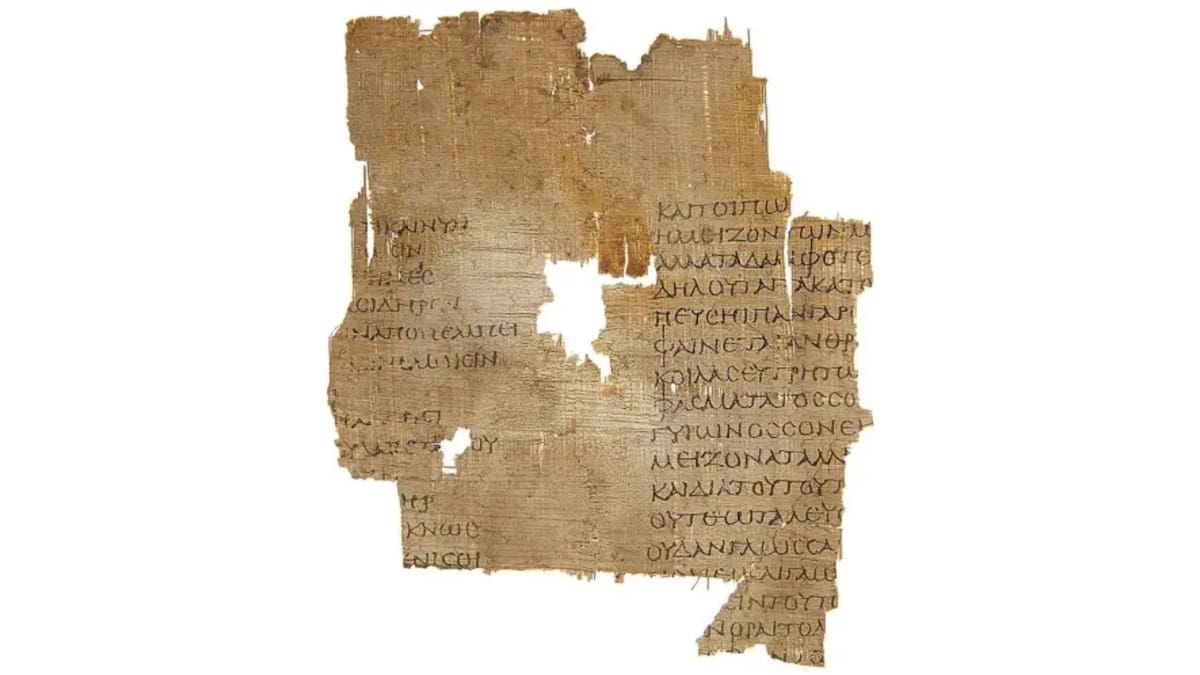 Investigadores identificaron un fragmento directo que aporta evidencia inédita sobre su obra Physica. /(P. Fouad inv. 218). Fuente: Université de Liège / N.Carlig