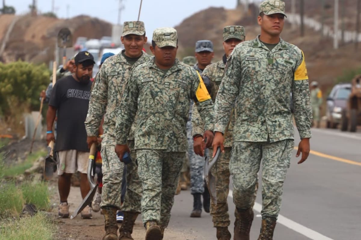 Despliegan 3 mil 500 elementos en Ensenada por emergencia tras tormenta Rachel