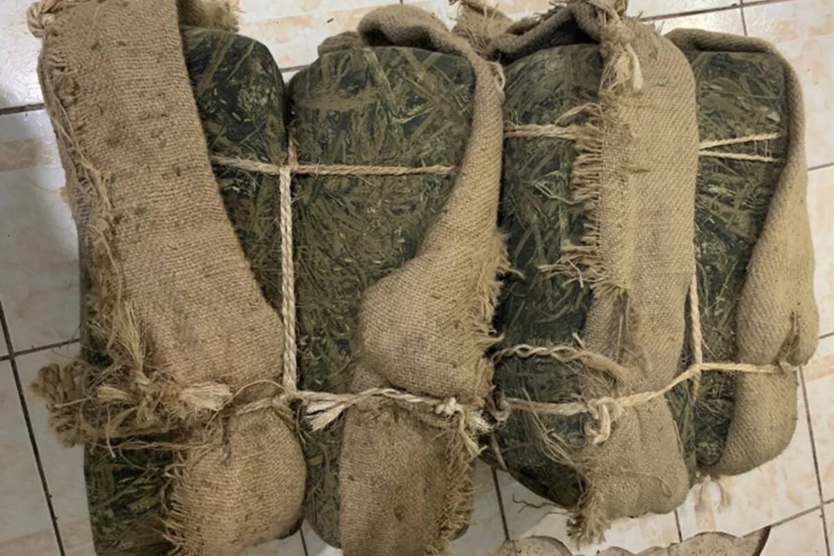 Aseguran 40 kilos de mariguana cerca de Sonoyta