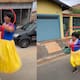 “Qué agilidad de actitud y de físico.”: trabajador de la basura se vuelve sensación por hacerlo con toda la actitud y vestido de Blancanieves