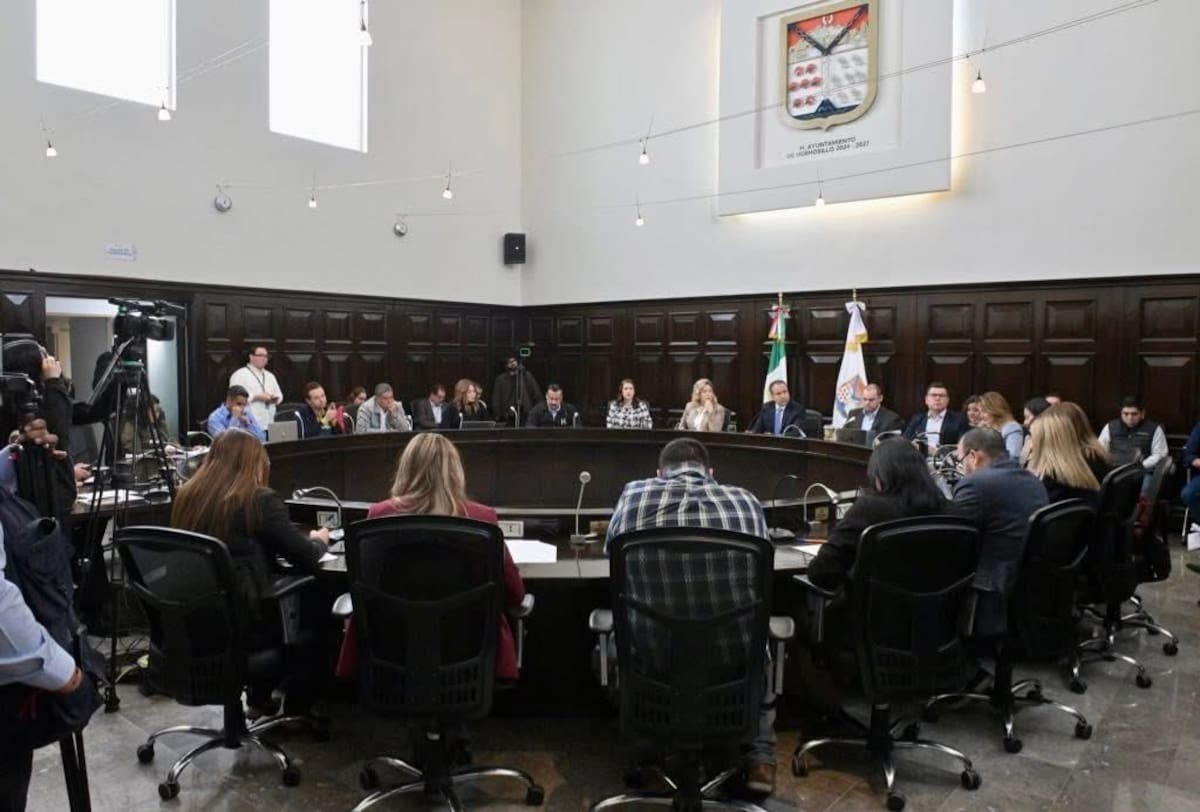 Sesión del Cabildo de Hermosillo realizada ayer. FOTO: ESPECIAL