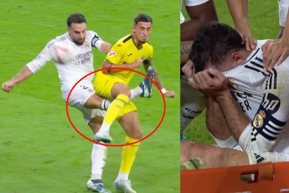 ¡Horrible lesión! Dani Carvajal sale entre lágrimas luego de un duro choque