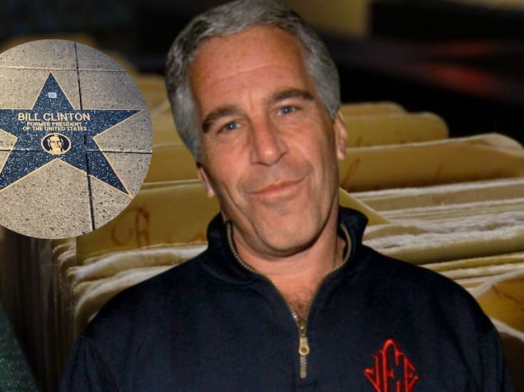 Un “Paseo de la vergüenza” dedicado a Jeffrey Epstein y personas vinculadas a su caso apareció en Washington con estrellas y QR que dirigen a documentos y artículos sobre sus conexiones