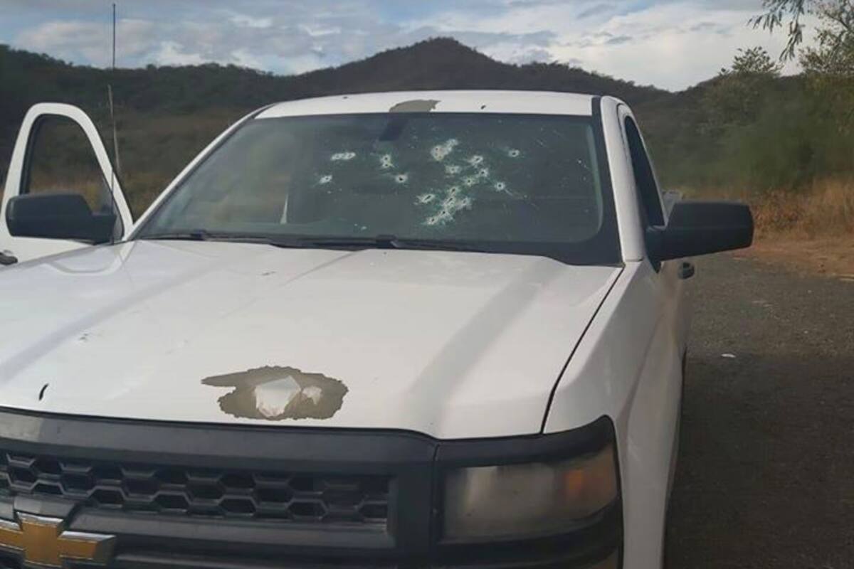 Agreden a tiros a agentes de la AMIC en Tesopaco