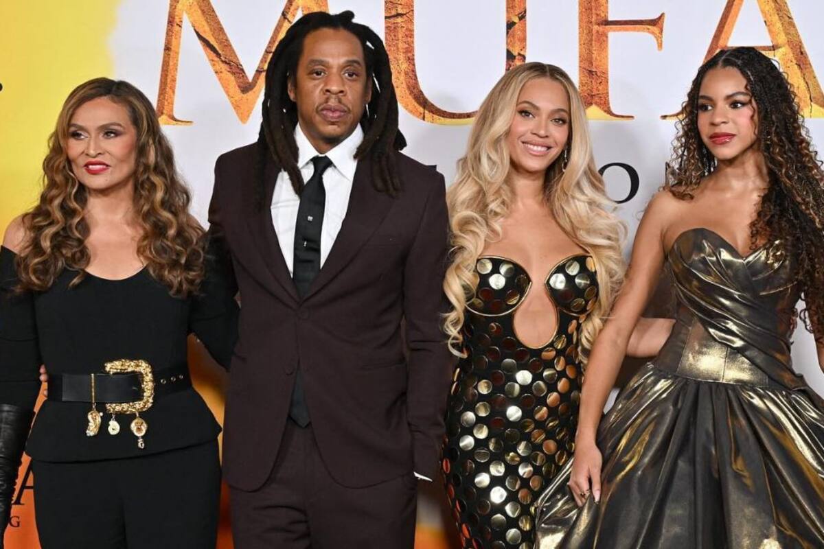 Jay-Z asiste a la alfombra roja de ‘Mufasa’ tras ser acusado de agresión sexual