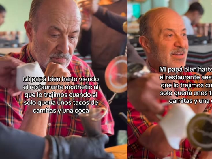 “Él solo quería tacos de carnitas y una Coca-Cola”: joven graba cómo su padre es confundido mientras un restaurante le festeja su supuesto cumpleaños