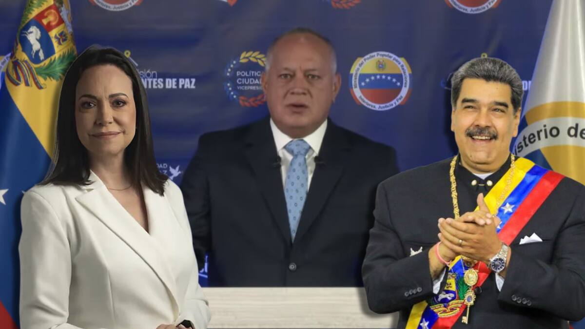 Diosdado Cabello, Ministro del Interior de Venezuela, no descarta arresto de María Corina Machado por supuestos vínculos con “actos terroristas”