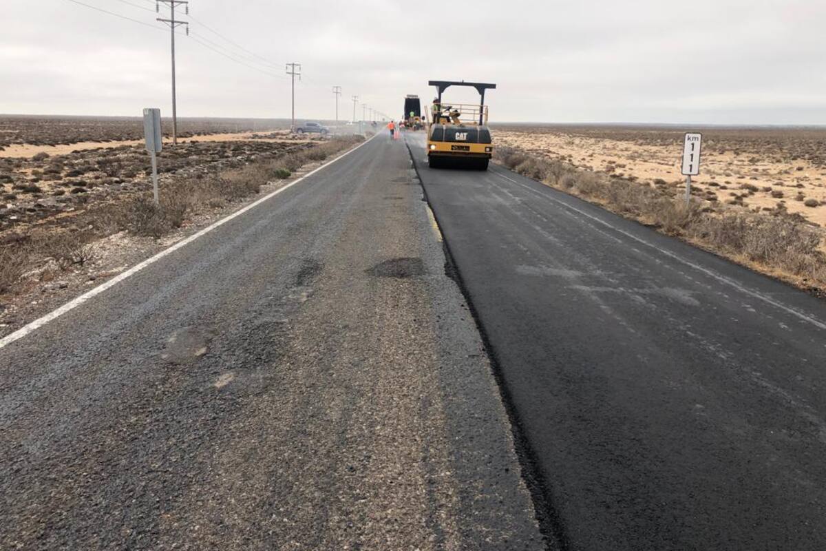 Realizan trabajos de conservación en carretera Transpeninsular