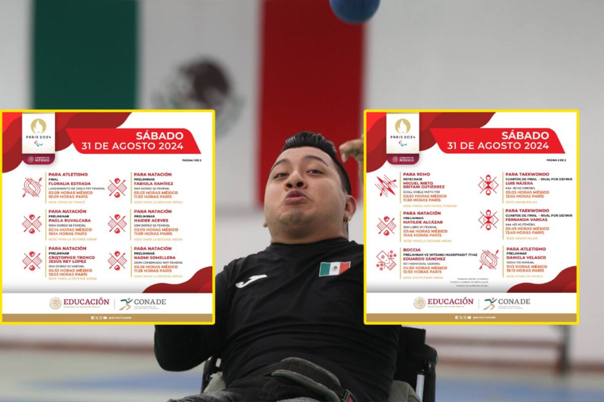 Juegos Paralímpicos: Actividad que tendrán de los atletas mexicanos el 31 de agosto