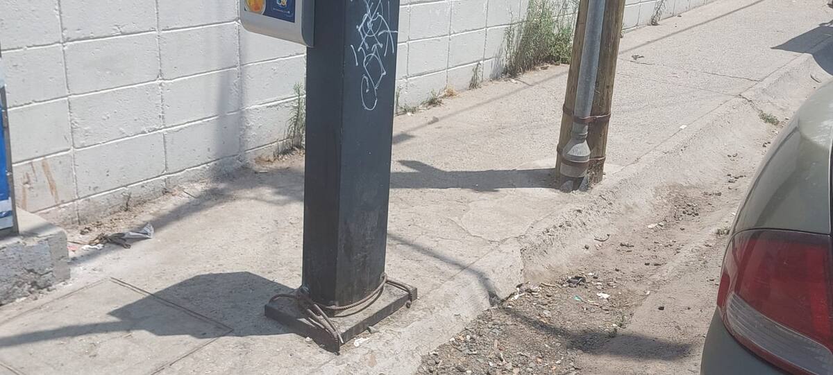 En esta zona se encontraba la maleta con restos humanos