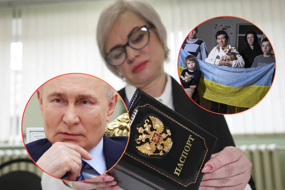 ¡Putin los deja sin salida! Rusia impone pasaporte ruso a ciudadanos ucranianos en territorios invadidos