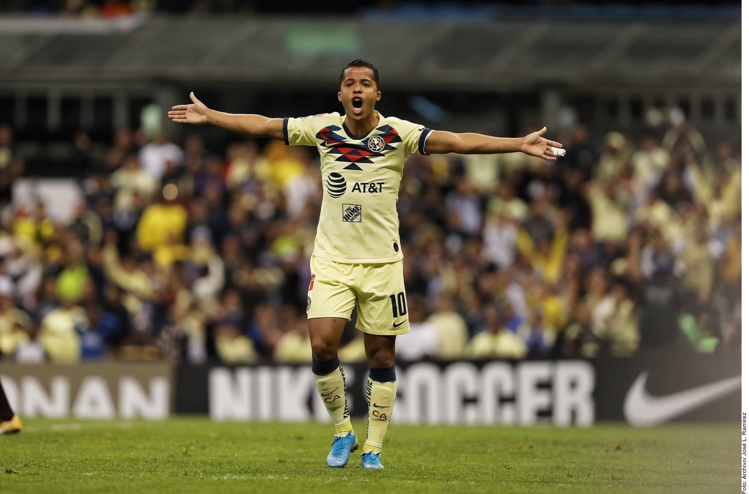Gio Dos Santos en el América.
