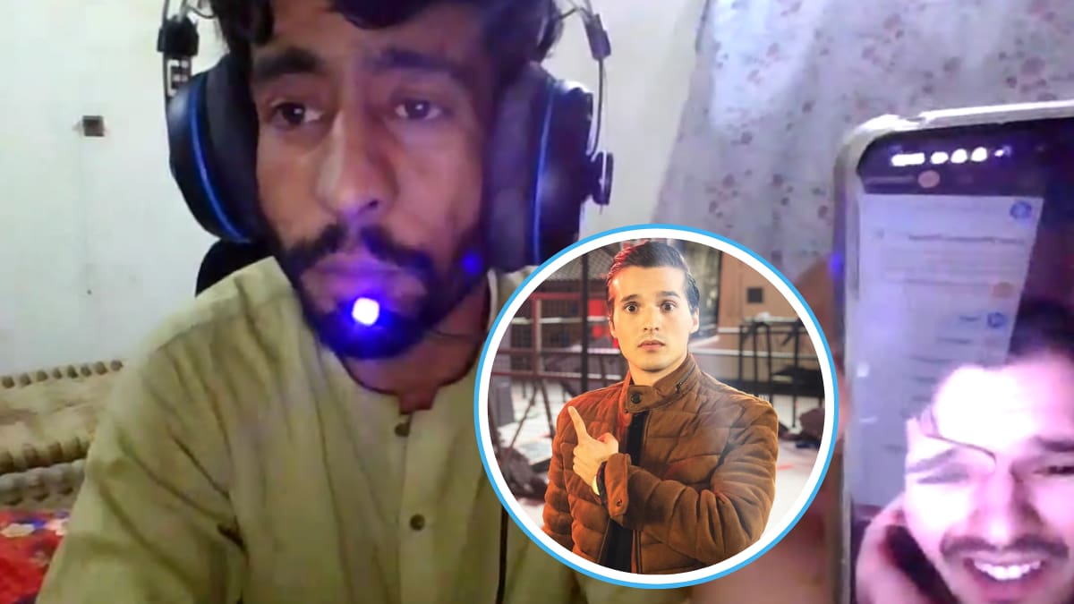 Hackean Facebook de Memo Aponte: presunto joven pakistaní toma el control, hace transmisión en vivo y negocia con el influencer