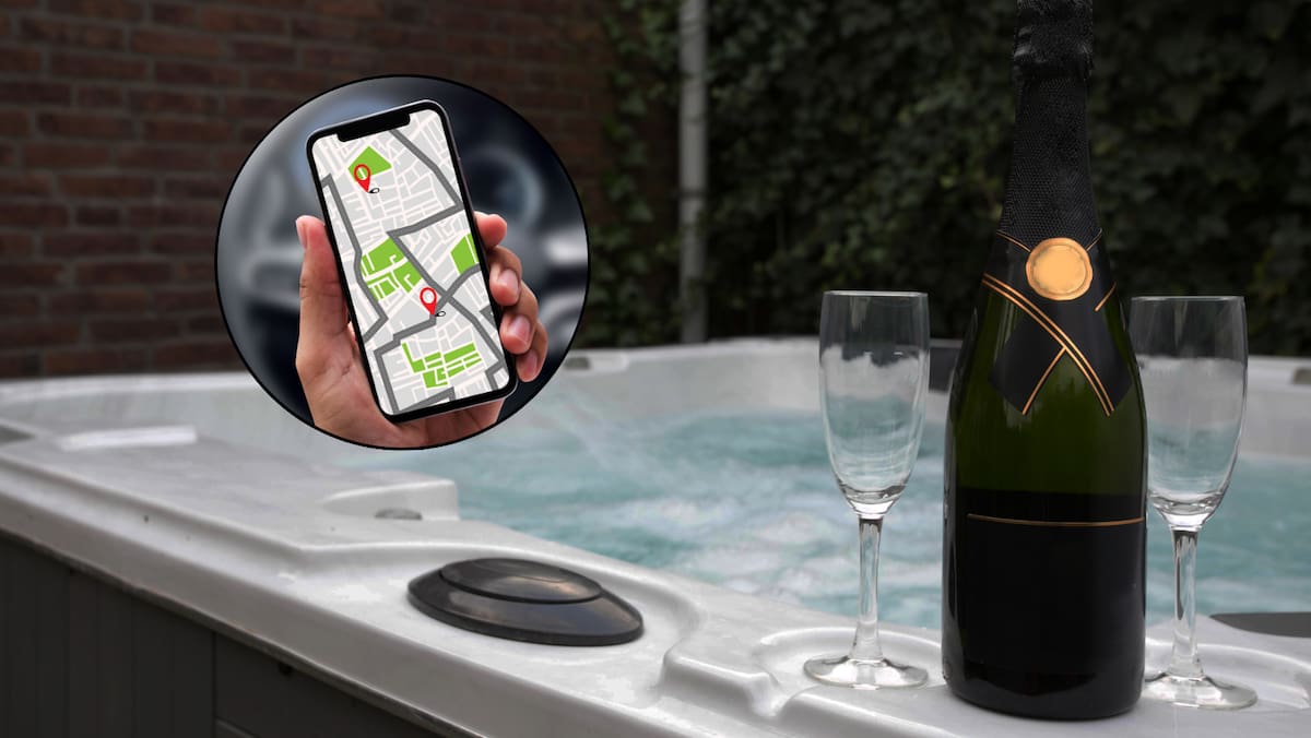 Descubre infidelidad de su esposo gracias al GPS y lo confronta en un jacuzzi
