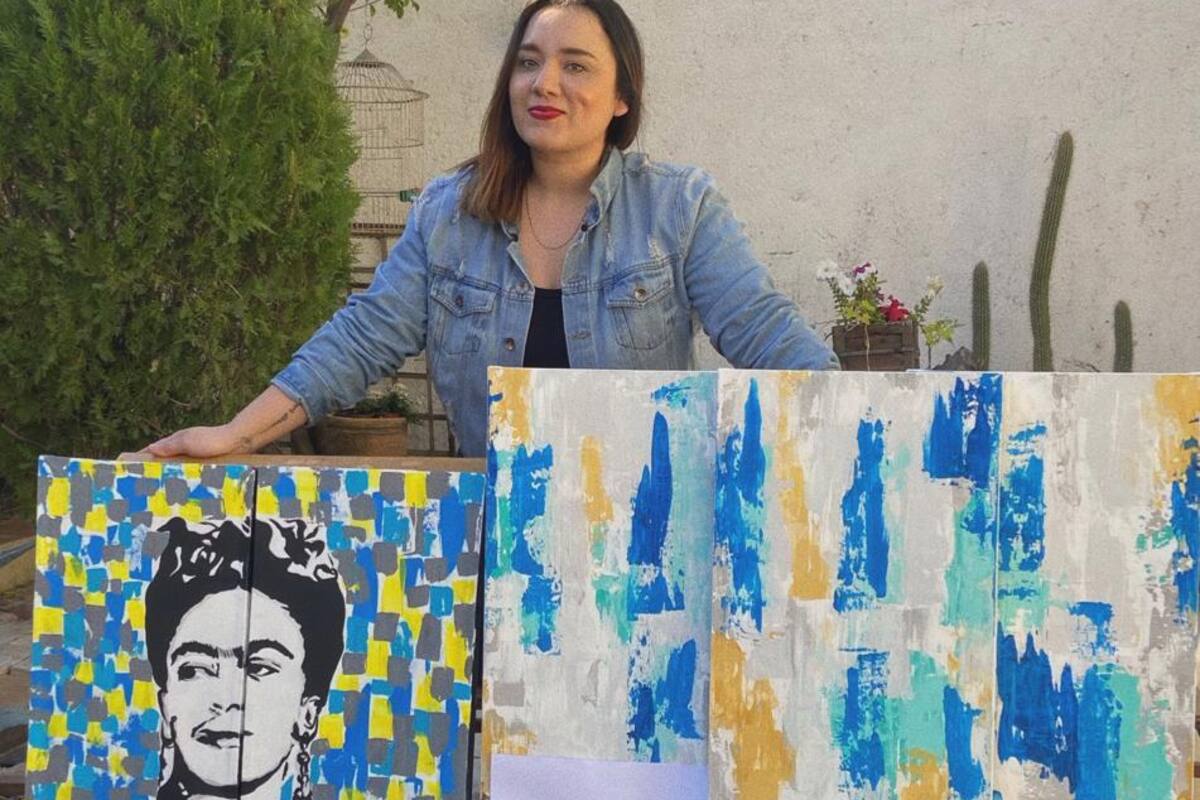 Hace de su pasatiempo, la pintura, un negocio