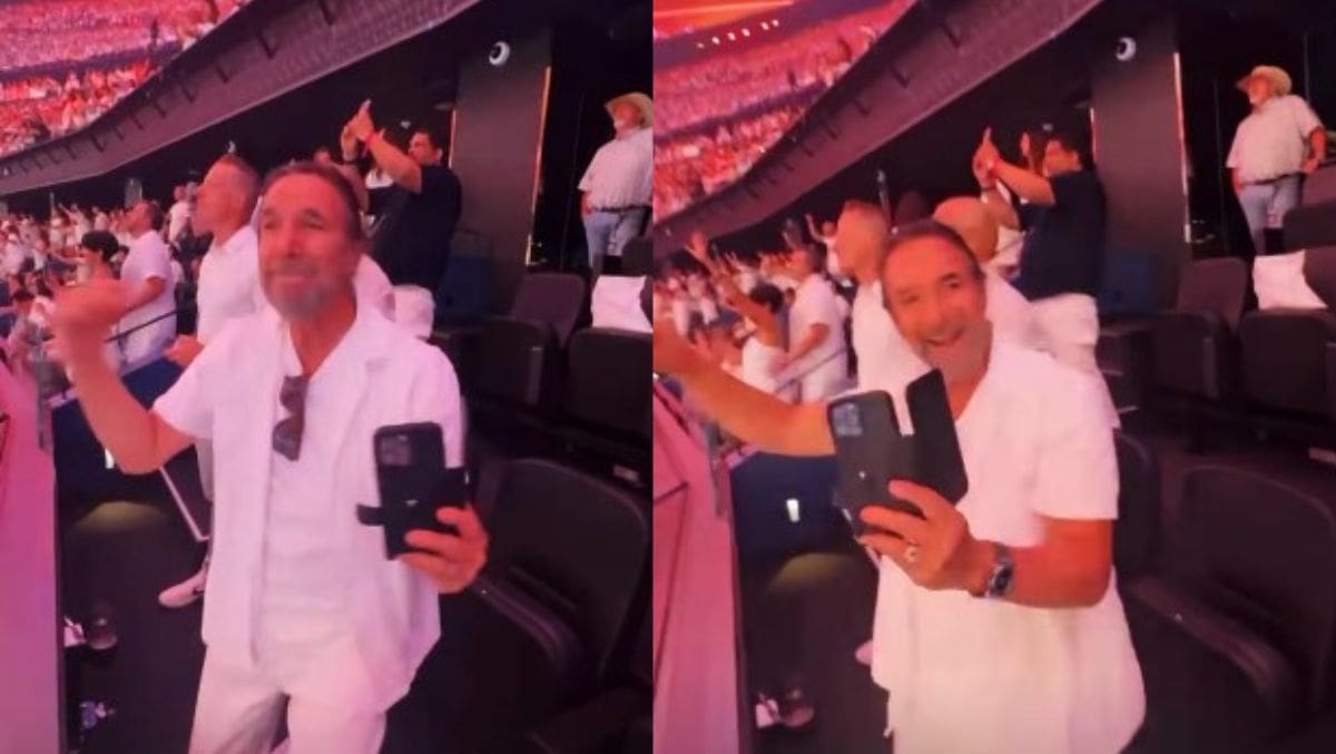 Marco Antonio Solís asistió al concierto de los Backstreet Boys en Las Vegas