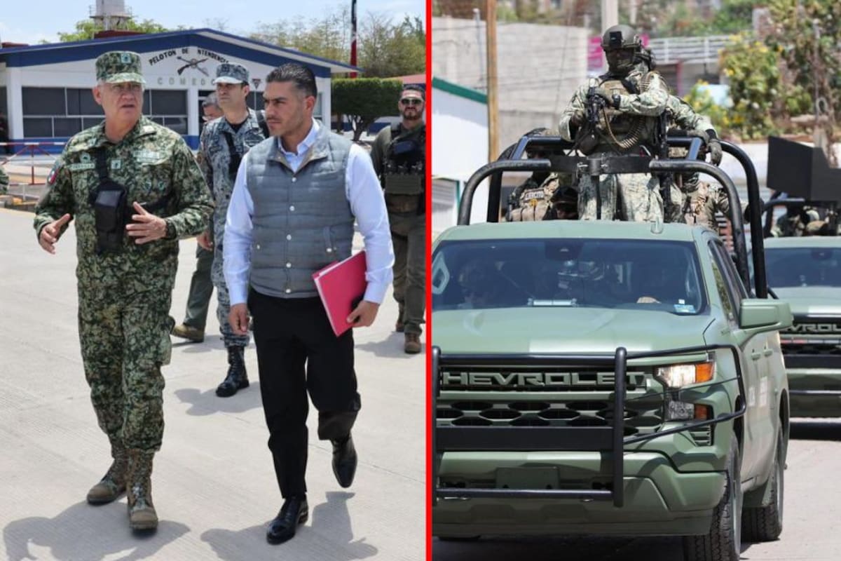 Omar García Harfuch y Ricardo Trevilla se trasladan a Sinaloa para reforzar la seguridad con más de 1,600 elementos federales, por instrucción presidencial