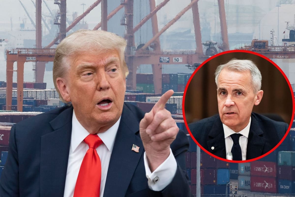 Trump aumenta 10% los aranceles a Canadá tras acusarlos de difundir una campaña “fraudulenta” sobre sus políticas comerciales