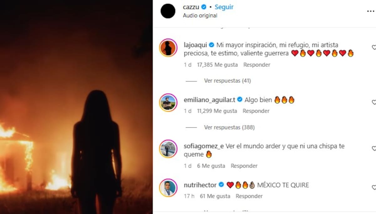 Emiliano Aguilar reacciona a "La Cueva" / Instagram: @cazzu