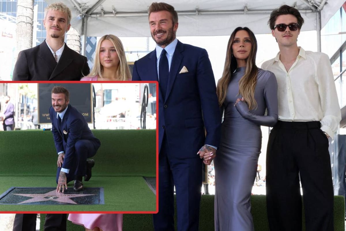 Así David Beckham recibe estrella en el Paseo de la Fama de Hollywood