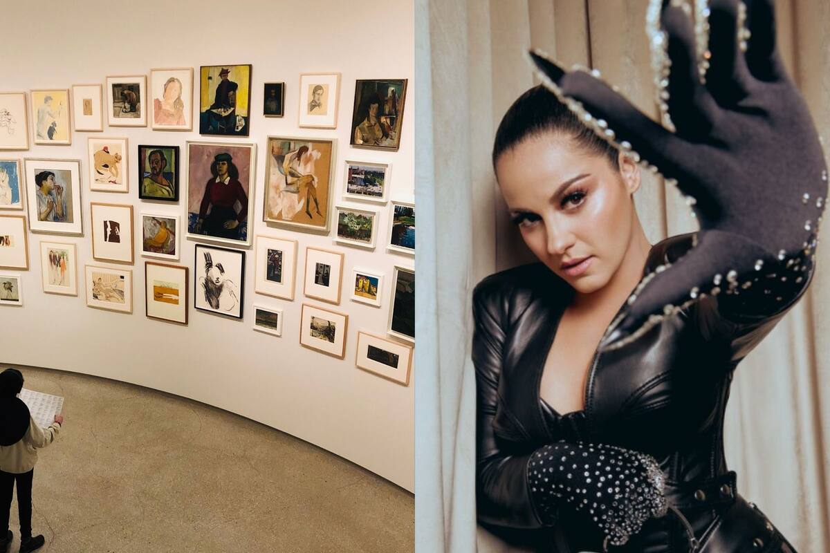 Maite Perroni rompe obras en una galería y paga 20 mil pesos