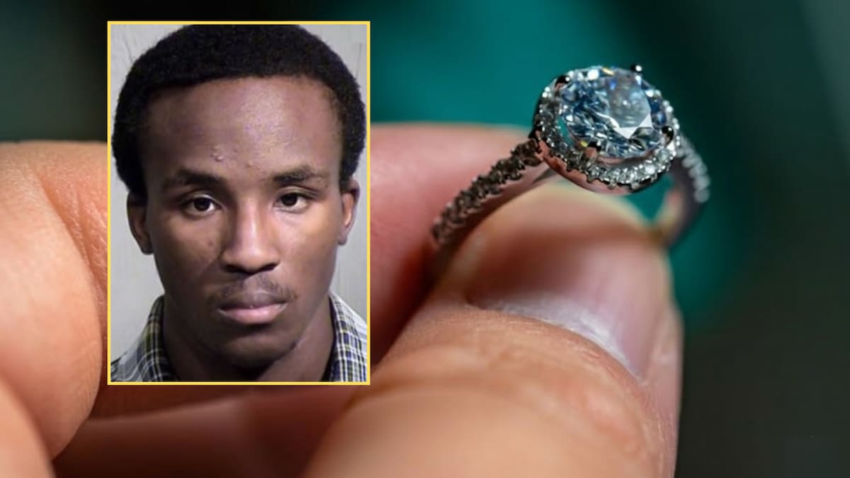 Un empleado robó un paquete con un diamante valuado en casi 3 millones de pesos, lo intercambió por una bolsa de marihuana de 300 pesos sin conocer su valor real y terminó detenido, despedido y con cargos por robo grave tras la recuperación de la joya