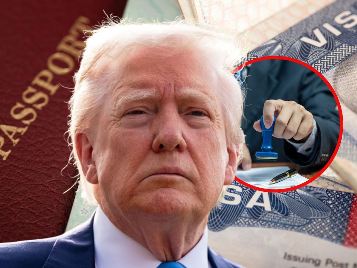 El gobierno del presidente Donald Trump autorizó que se retiren visas de turista y se restrinja el ingreso futuro a Estados Unidos de extranjeros que hayan viajado al país con la intención de dar a luz y obtener la ciudadanía estadounidense para sus hijos. | Crédito: AP/Canva