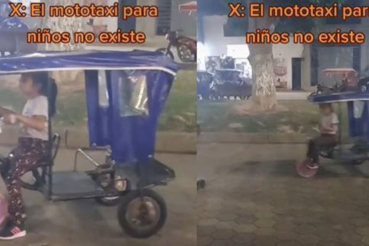 TikTok: Niña conduce mini mototaxi y se hace viral