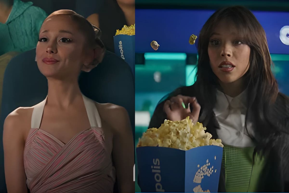 Danna y Ariana Grande juntas en comercial de Cinépolis