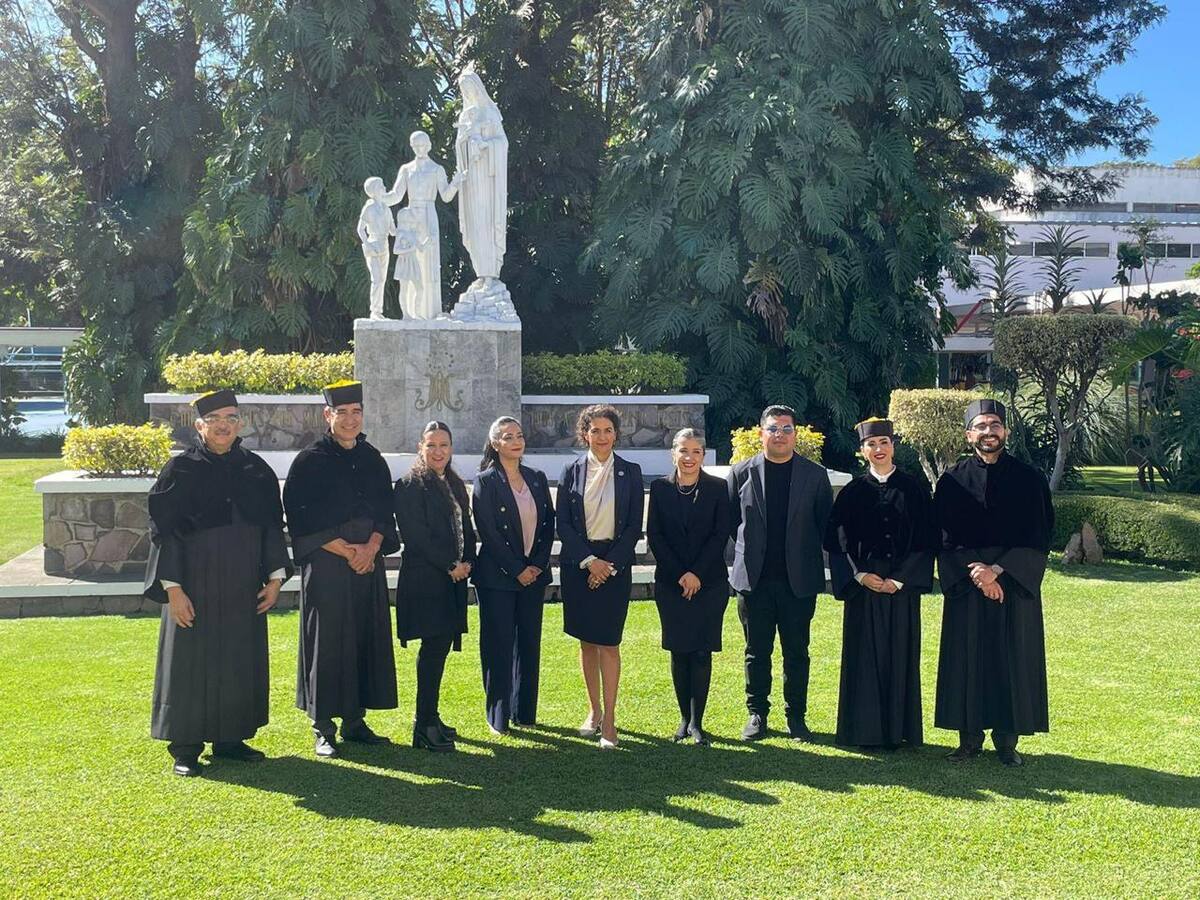 Liza María Pompa dirigió unas palabras en representación de la generación de doctorandos. Foto: Especial