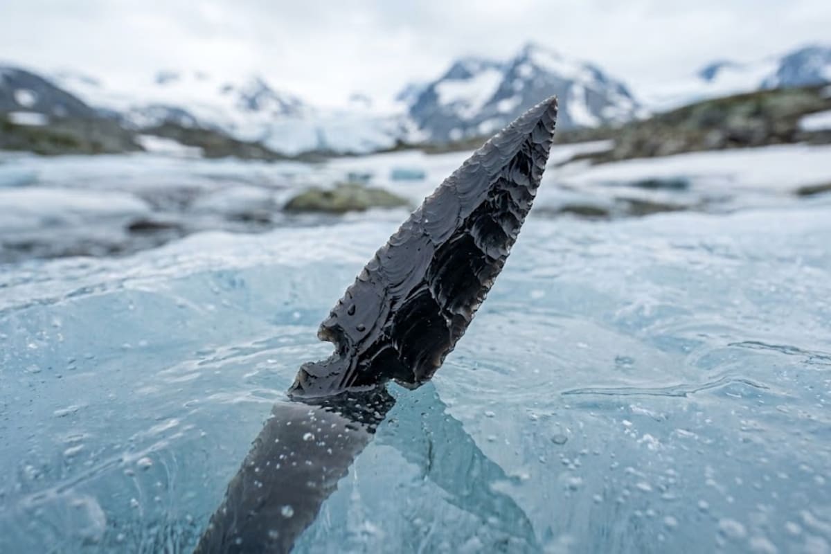 El cambio climático derrite el hielo de las montañas de Noruega y deja al descubierto objetos de hace 6 mil años que los arqueólogos deben recuperar antes de que se deterioren.
