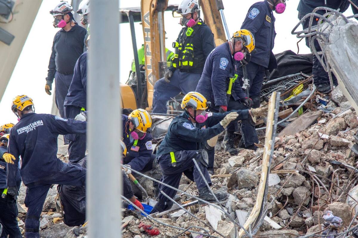 Derrumbe en Miami: Sube a 94 la cifra de muertos