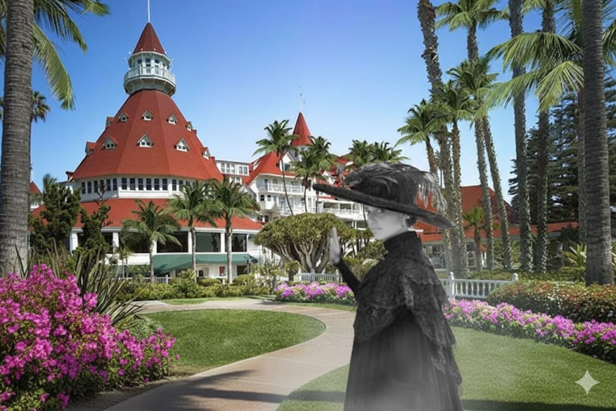 La leyenda de la huésped eterna en el Hotel del Coronado en San Diego, California