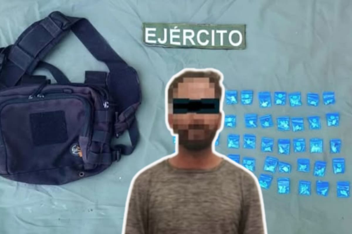 Militares hallan 55 dosis de cristal y detienen a un hombre con droga en operativos simultáneos en Culiacán